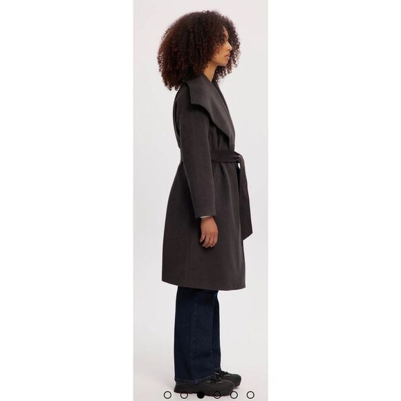 Noize Lena Long Length Vegan Wool Coat NWT Size XL - Picture 4 of 13